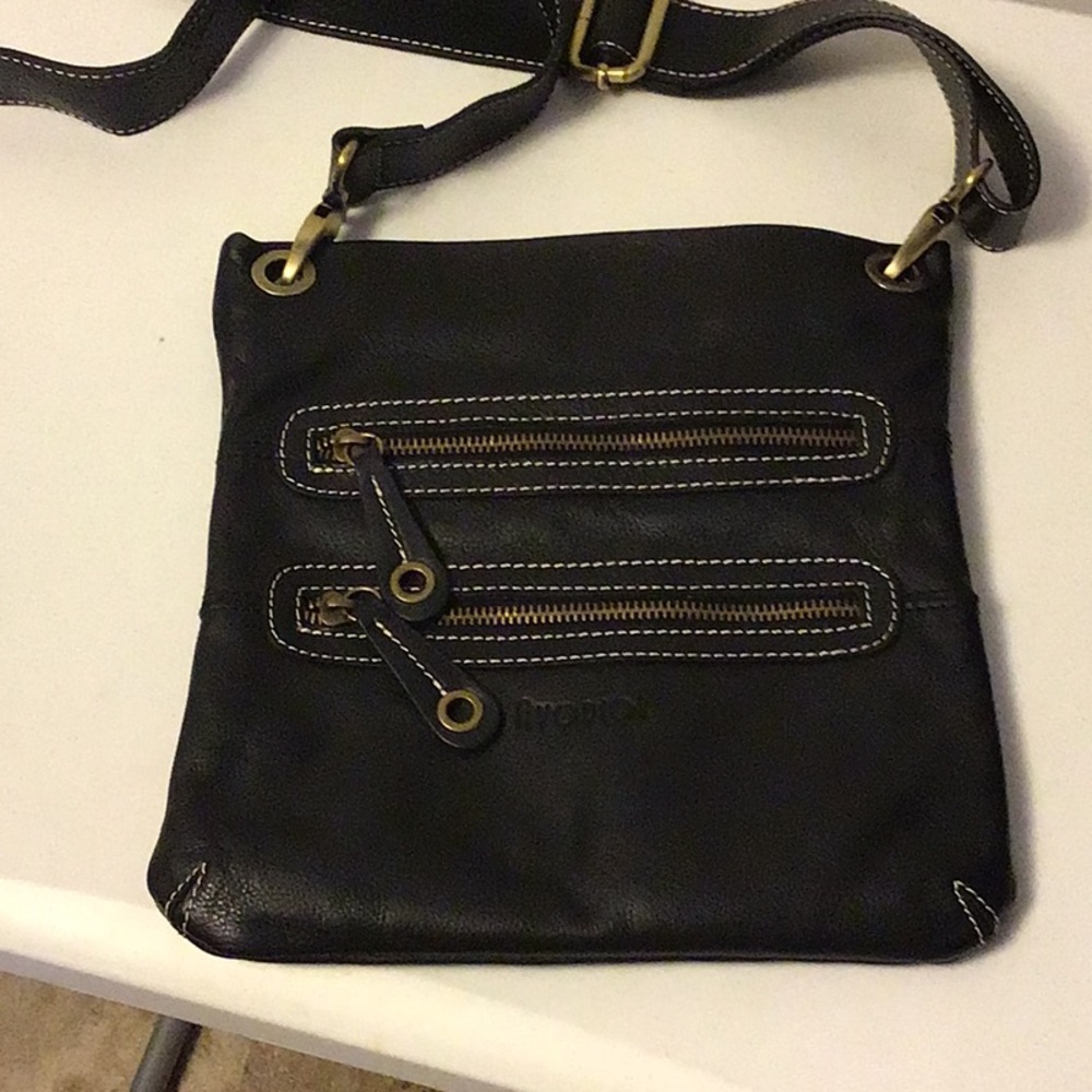 New Avorio leather crossbody bag